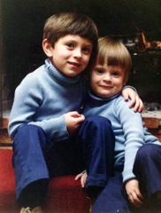Brad & Geoff, 24 Dec 1975