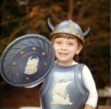 Brad as Viking, Oct 1973