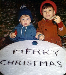 Geoff and Brad, Christmas