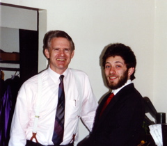 Bill & Brad at Brad's graduation, June 1992