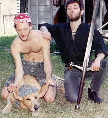 Geoff, Brad & Aries, June 1991