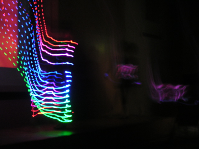 In motion