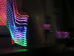In motion