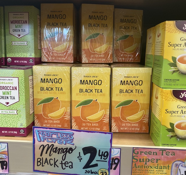 Trader Joe’s Mango Black Tea is back DocBug